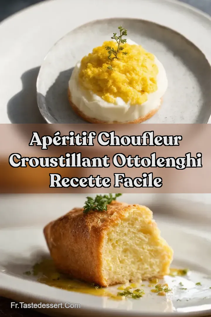 Ap&eacute;ritif Choufleur croustillant Ottolenghi Recette facile