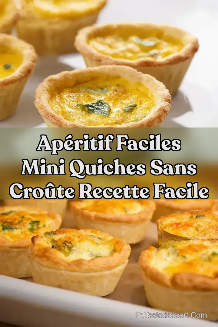 Ap&eacute;ritif Faciles Mini Quiches Sans Cro&ucirc;te Recette Facile