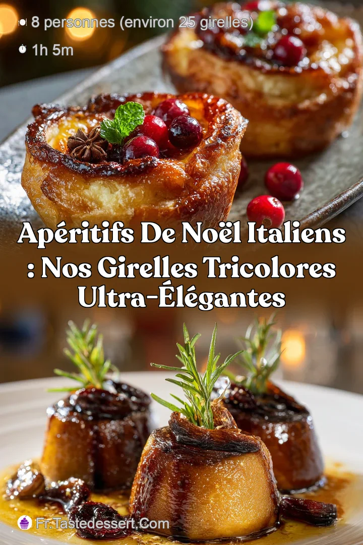 Ap&eacute;ritifs de No&euml;l italiens : Nos Girelles Tricolores ultra-&eacute;l&eacute;gantes