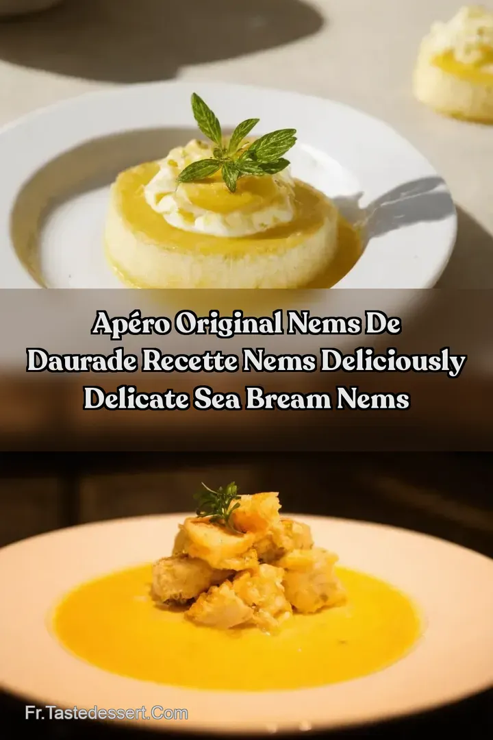 Ap&eacute;ro original nems de daurade recette nems Deliciously Delicate Sea Bream Nems