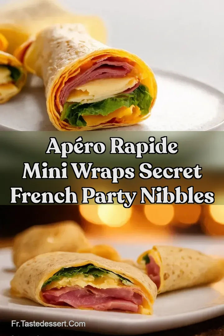 Ap&eacute;ro Rapide Mini Wraps Secret French Party Nibbles