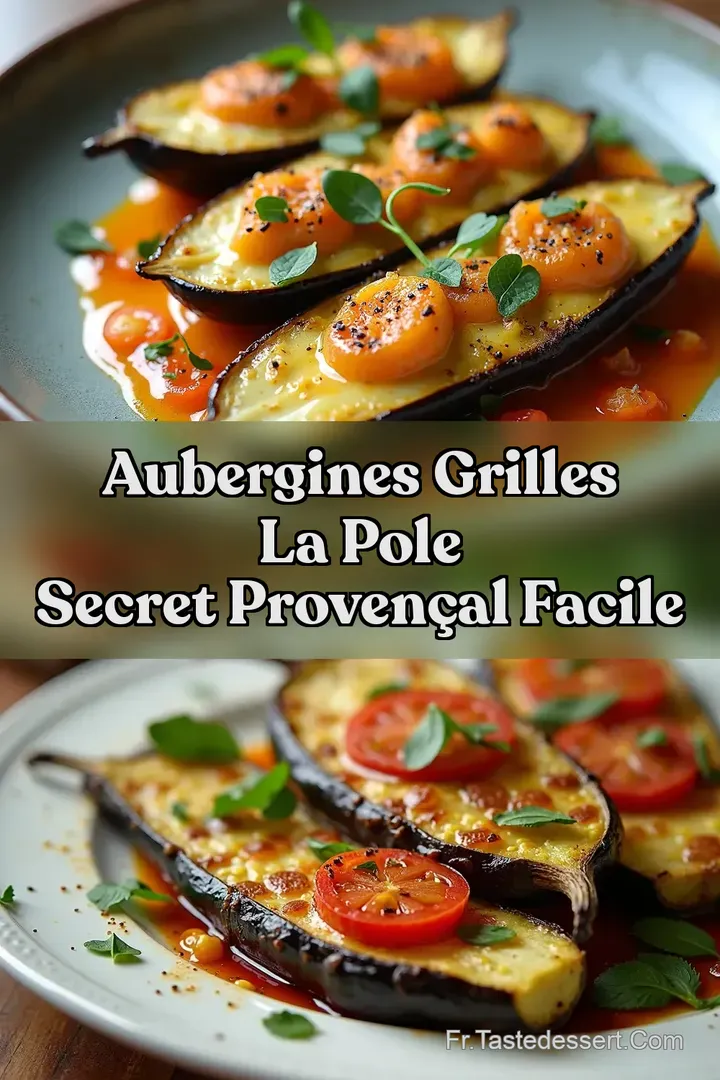 Aubergines grilles la pole Secret Proven&ccedil;al Facile