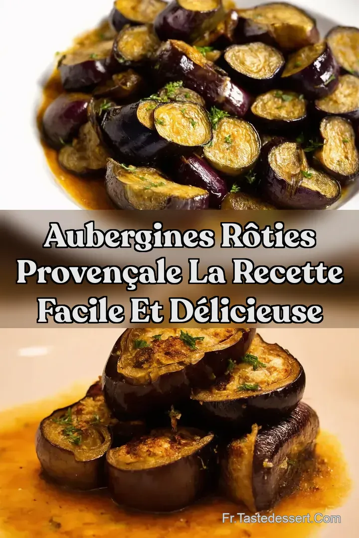Aubergines R&ocirc;ties Proven&ccedil;ale La Recette Facile et D&eacute;licieuse