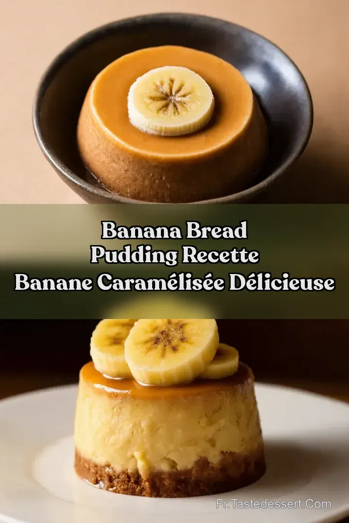 Banana Bread Pudding Recette Banane Caram&eacute;lis&eacute;e D&eacute;licieuse