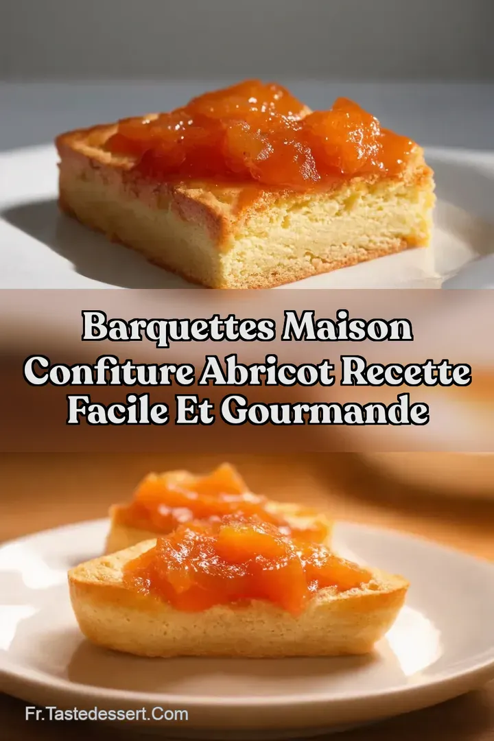 Barquettes Maison Confiture Abricot Recette Facile et Gourmande