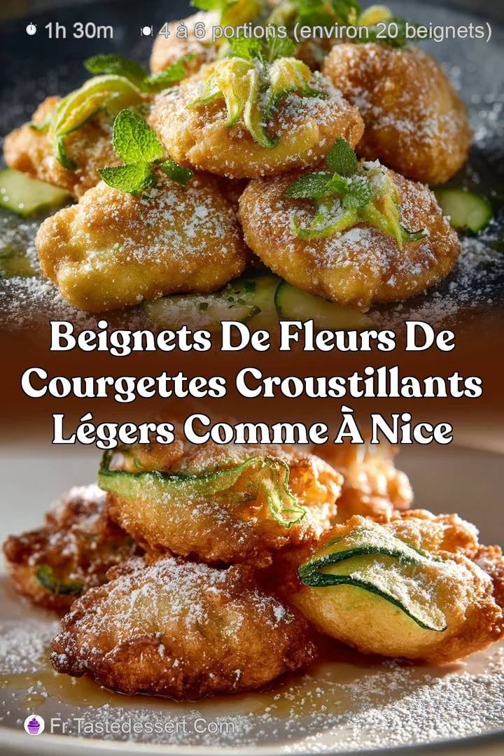 Beignets de fleurs de courgettes croustillants l&eacute;gers comme &agrave; Nice