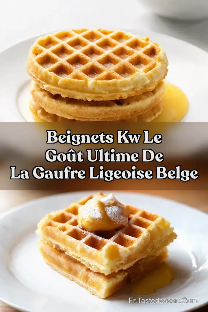 Beignets kw Le Go&ucirc;t Ultime de la Gaufre Ligeoise Belge