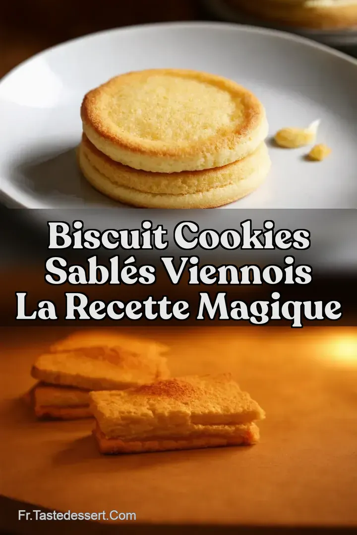 Biscuit Cookies Sabl&eacute;s Viennois La Recette Magique