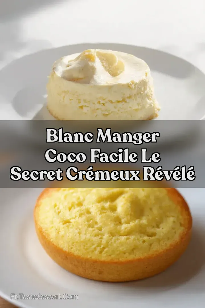 Blanc Manger Coco Facile Le Secret Cr&eacute;meux R&eacute;v&eacute;l&eacute;