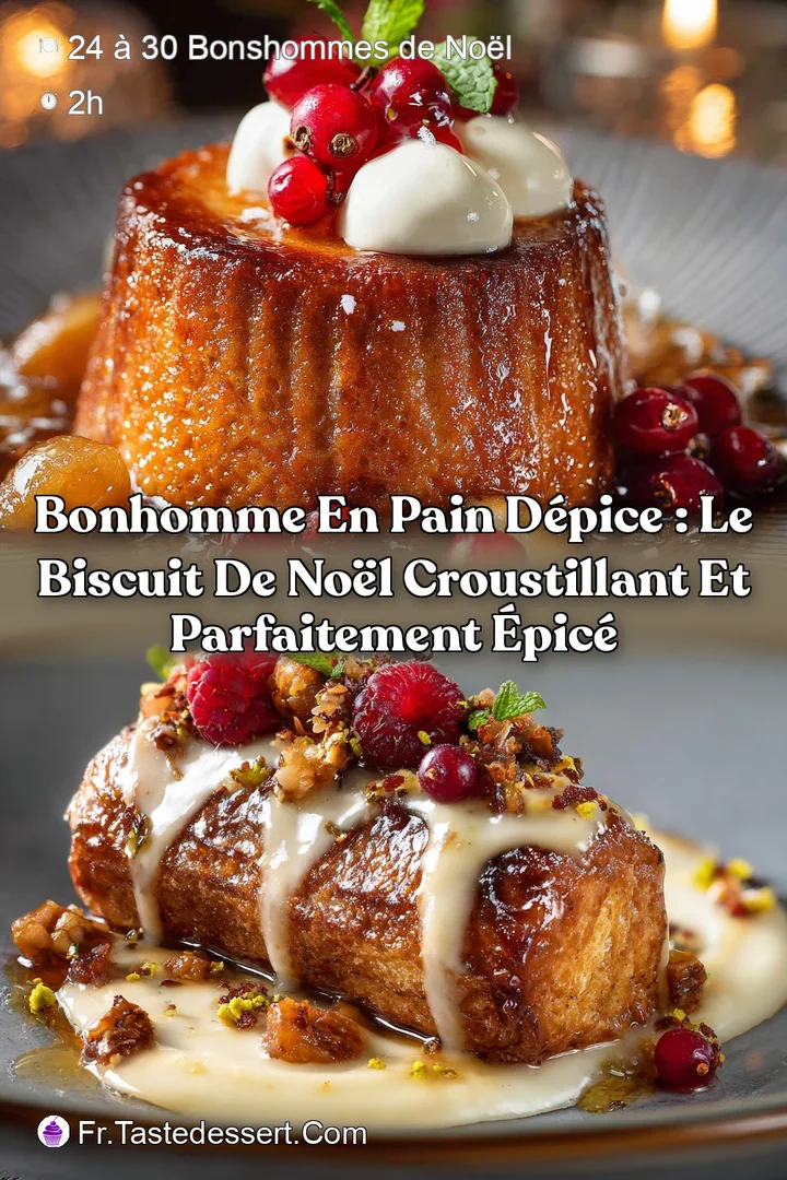 Bonhomme en pain d&eacute;pice : Le biscuit de No&euml;l croustillant et parfaitement &eacute;pic&eacute;