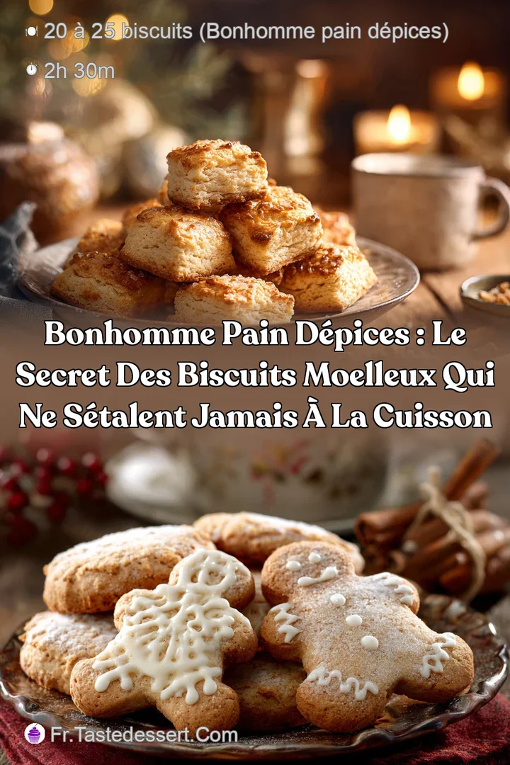 Bonhomme pain d&eacute;pices : Le secret des biscuits moelleux qui ne s&eacute;talent jamais &agrave; la cuisson