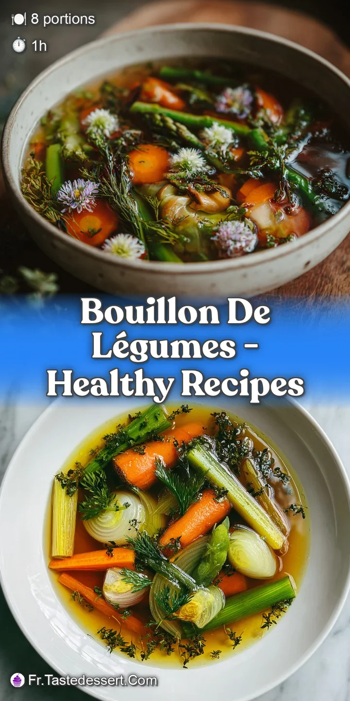 Close-up reveals diced carrots and aromatic herbs swirling in the golden broth, hints of steam emphasizing comforting warm...