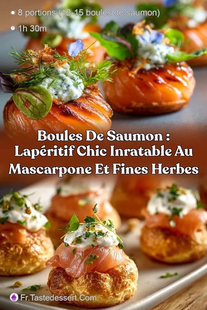 Boules de saumon : Lap&eacute;ritif chic inratable au mascarpone et fines herbes