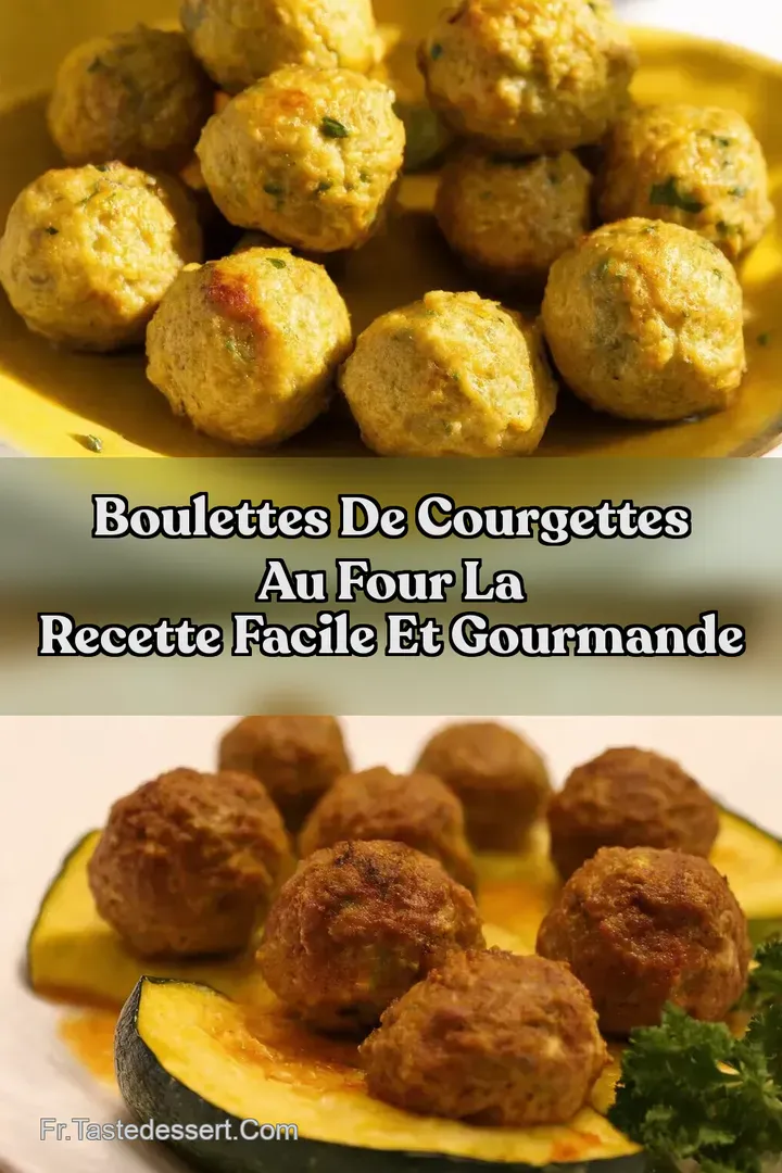Boulettes de Courgettes au Four La Recette Facile et Gourmande