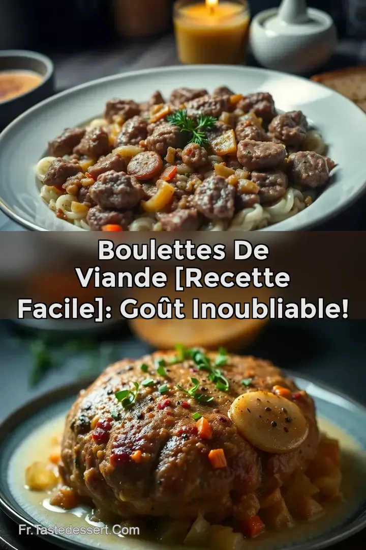 Boulettes de Viande [Recette Facile]: Go&ucirc;t Inoubliable!