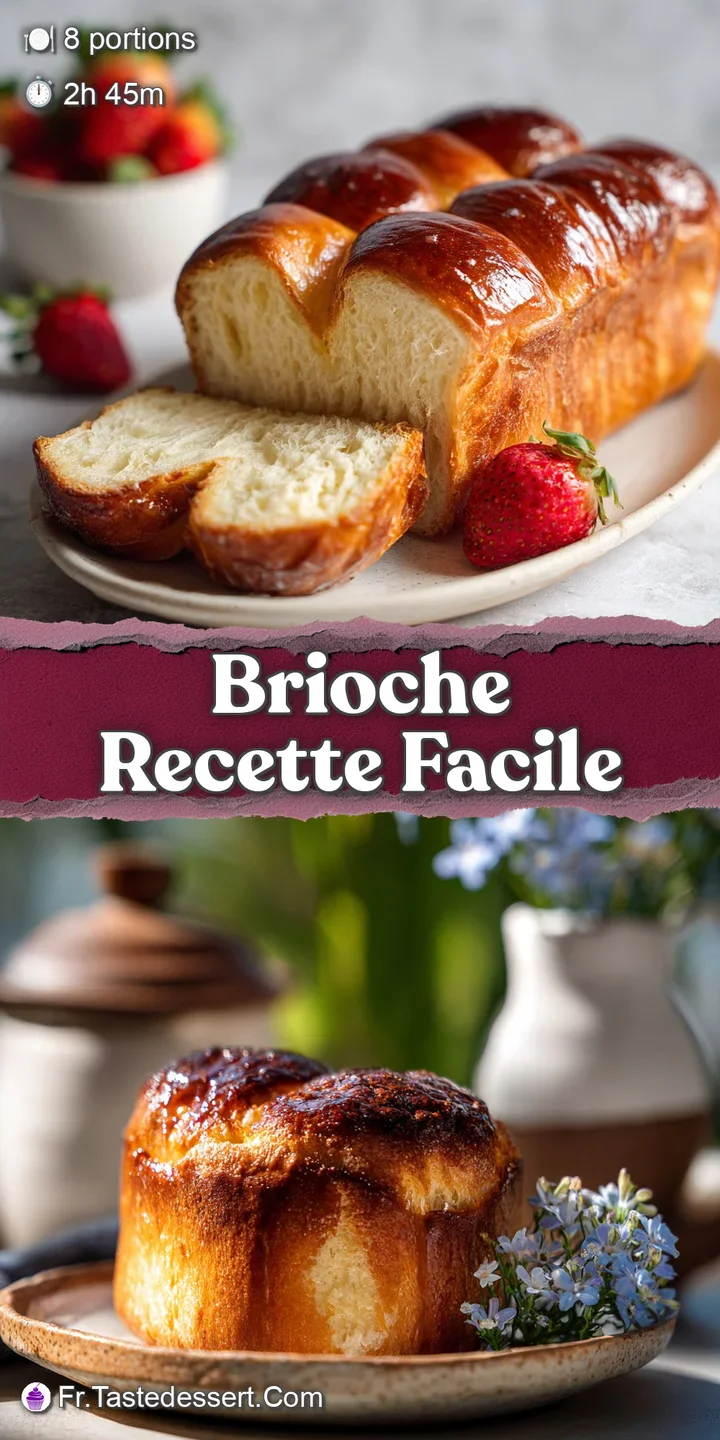 Close-up of a warm, golden brioche loaf. Crumb structure visible, suggesting a soft and buttery texture. Baked perfection.