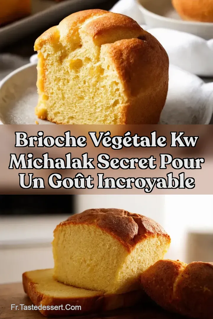 Brioche V&eacute;g&eacute;tale kw Michalak Secret pour un Go&ucirc;t Incroyable