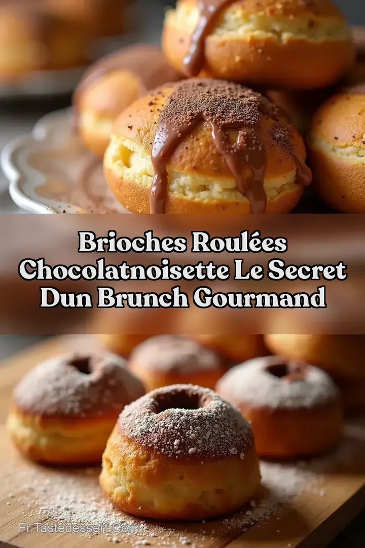 Brioches Roul&eacute;es ChocolatNoisette Le Secret dun Brunch Gourmand