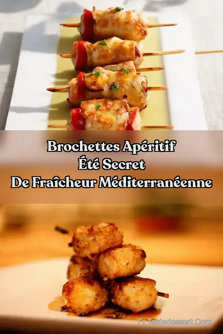 Brochettes Ap&eacute;ritif &Eacute;t&eacute; Secret de Fra&icirc;cheur M&eacute;diterran&eacute;enne