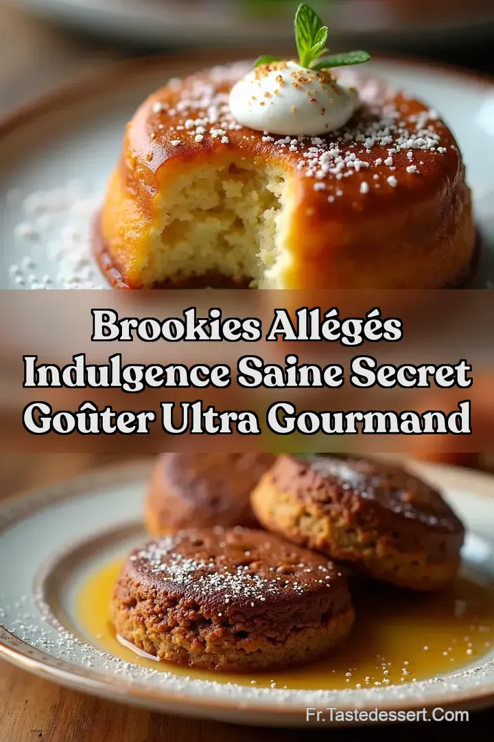 Brookies All&eacute;g&eacute;s Indulgence Saine Secret Go&ucirc;ter Ultra Gourmand