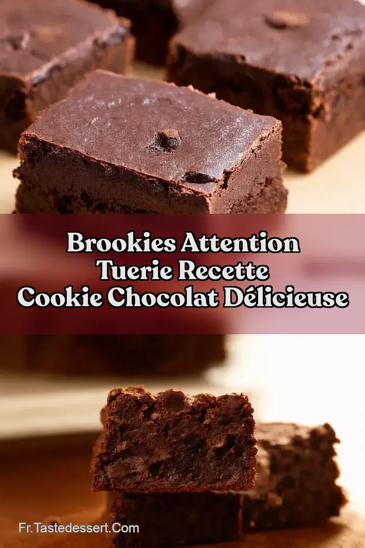 Brookies Attention TUERIE Recette Cookie Chocolat D&eacute;licieuse