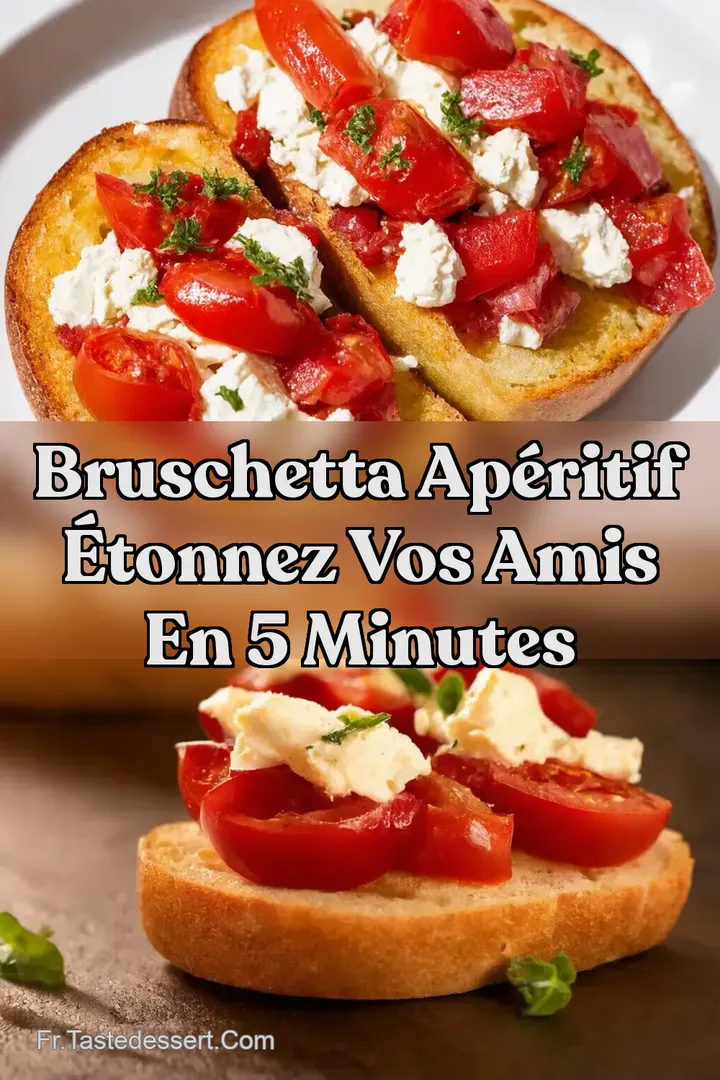 Bruschetta Ap&eacute;ritif &Eacute;tonnez vos Amis en 5 Minutes