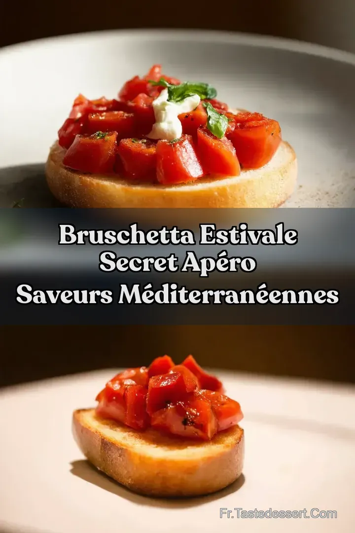 Bruschetta Estivale Secret Ap&eacute;ro Saveurs M&eacute;diterran&eacute;ennes