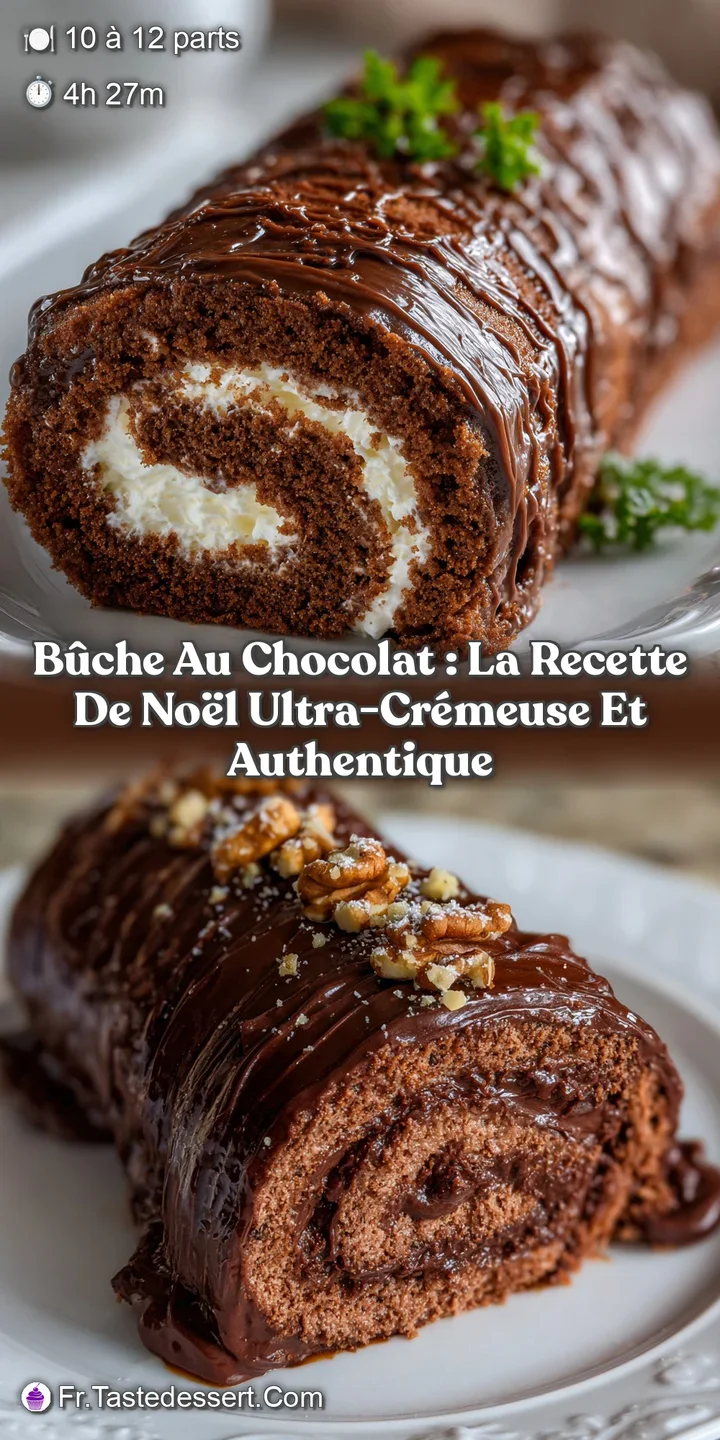 B&ucirc;che au chocolat : La recette de No&euml;l ultra-cr&eacute;meuse et authentique