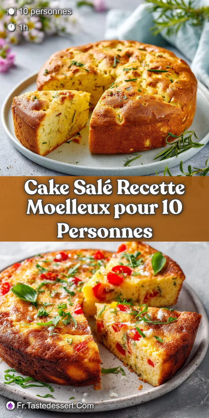 Up-close view of moist savory cake revealing visible vegetables and herbs; hints of steam suggest comforting warmth and fr...