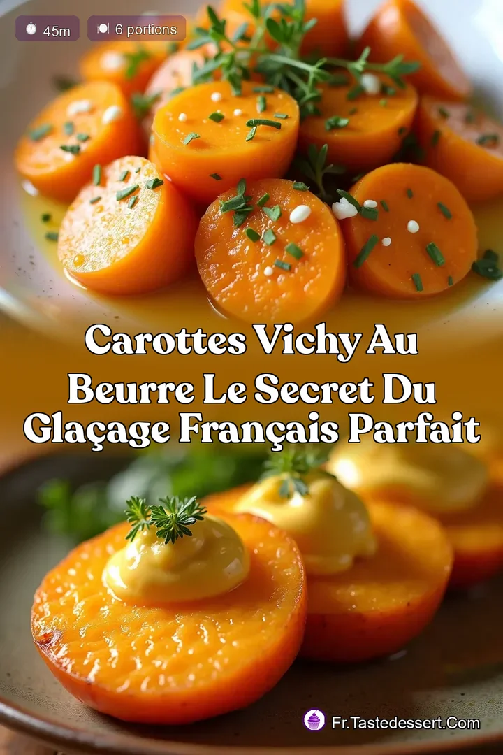 Carottes Vichy au Beurre Le Secret du Gla&ccedil;age Fran&ccedil;ais Parfait