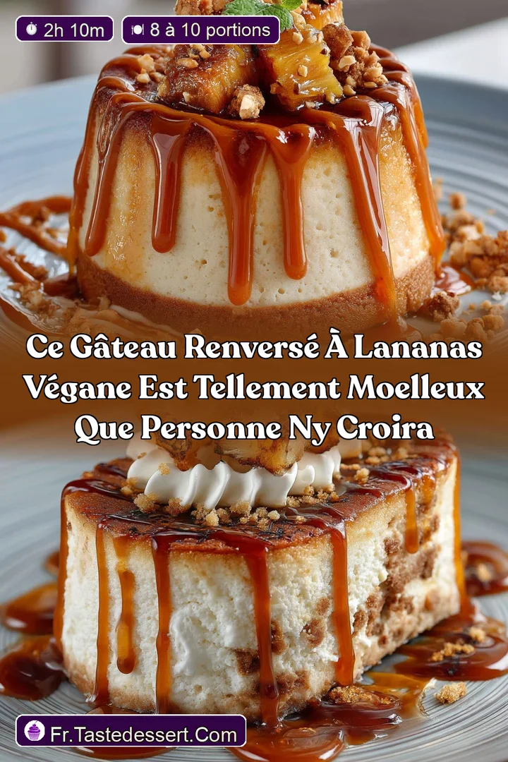 Ce G&acirc;teau Renvers&eacute; &agrave; lAnanas V&eacute;gane est Tellement Moelleux que Personne nY Croira