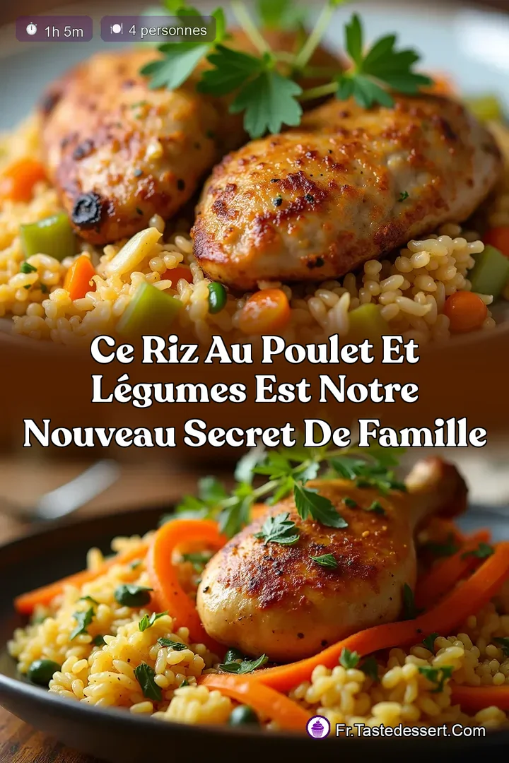 Ce Riz au Poulet et L&eacute;gumes est Notre Nouveau Secret de Famille