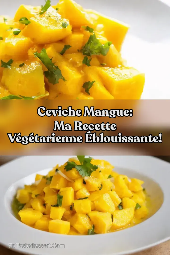 Ceviche Mangue: Ma Recette V&eacute;g&eacute;tarienne &Eacute;blouissante!