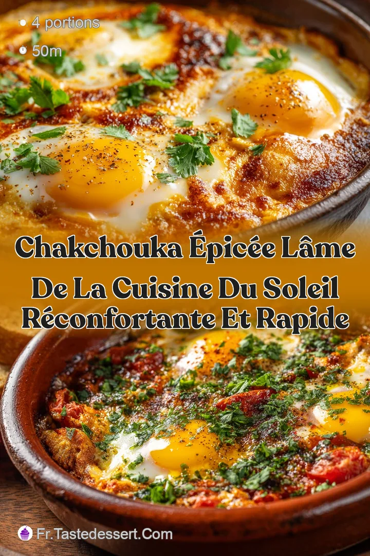 Chakchouka &Eacute;pic&eacute;e L&acirc;me de la cuisine du soleil r&eacute;confortante et rapide