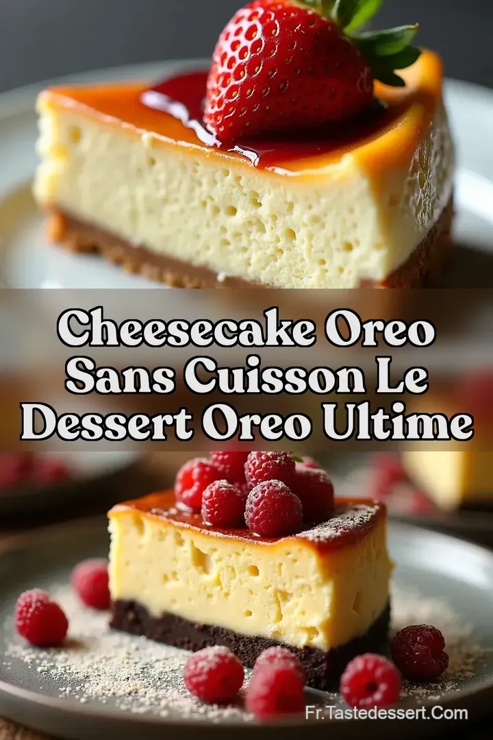 Cheesecake Oreo Sans Cuisson Le Dessert Oreo Ultime