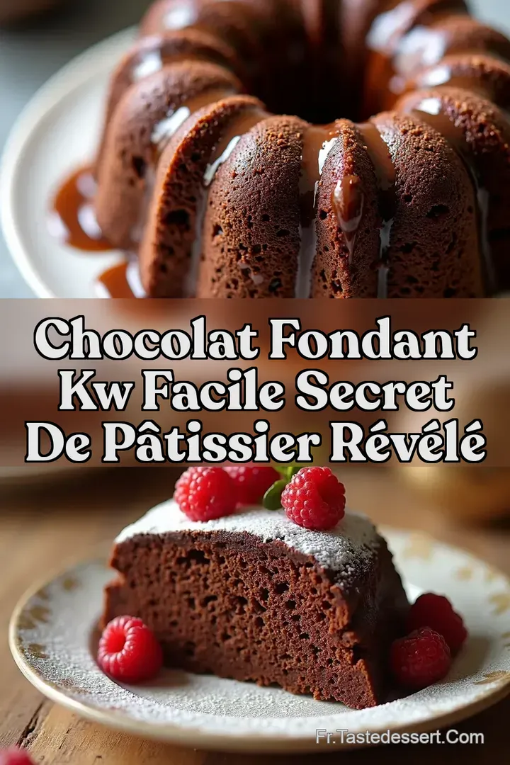 Chocolat Fondant kw Facile Secret de P&acirc;tissier R&eacute;v&eacute;l&eacute;