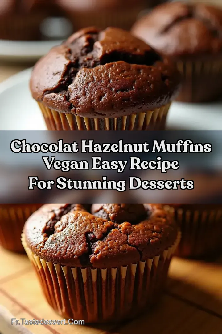 Chocolat Hazelnut Muffins Vegan Easy Recipe For Stunning Desserts