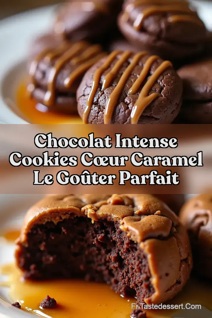Chocolat Intense Cookies C&oelig;ur Caramel le Go&ucirc;ter Parfait