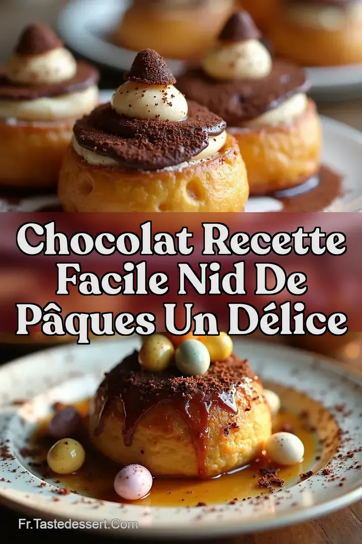 Chocolat Recette Facile Nid de P&acirc;ques Un D&eacute;lice