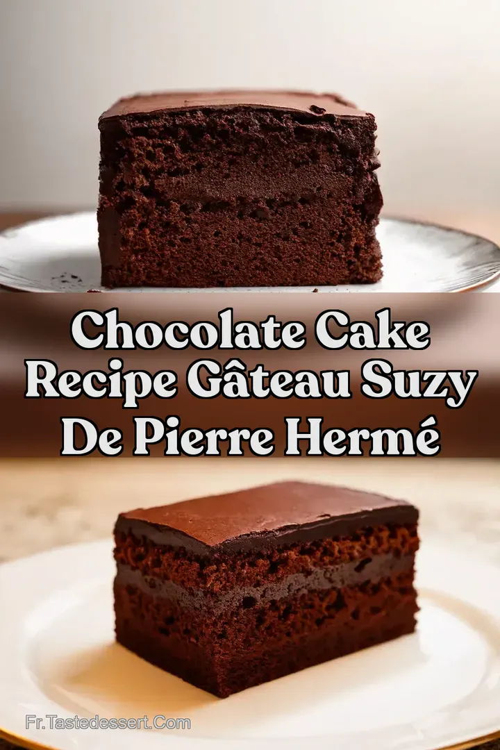 Chocolate Cake Recipe G&acirc;teau Suzy de Pierre Herm&eacute;