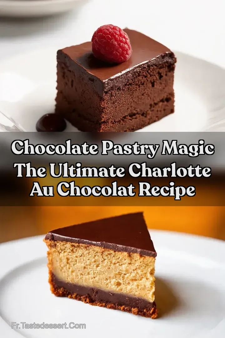 Chocolate Pastry Magic The Ultimate Charlotte Au Chocolat Recipe