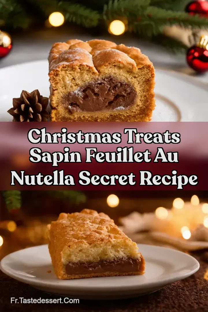Christmas Treats Sapin feuillet au Nutella Secret Recipe