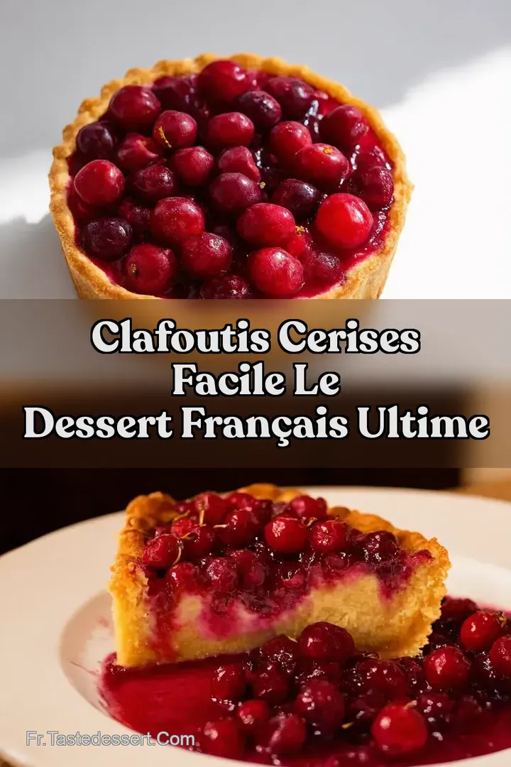 Clafoutis Cerises Facile Le Dessert Fran&ccedil;ais Ultime