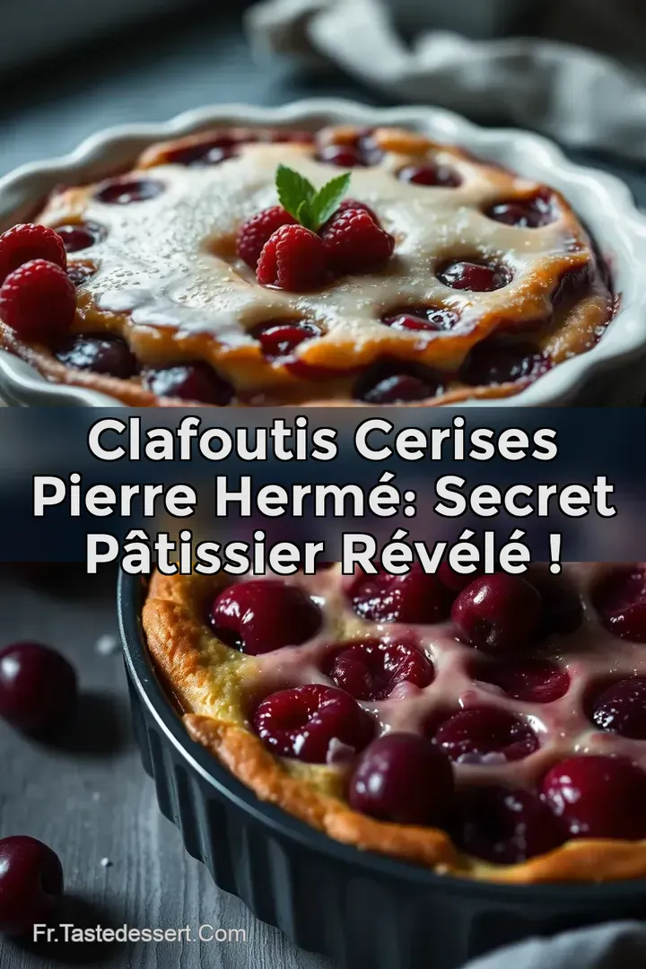 Clafoutis Cerises Pierre Herm&eacute;: Secret P&acirc;tissier R&eacute;v&eacute;l&eacute; !