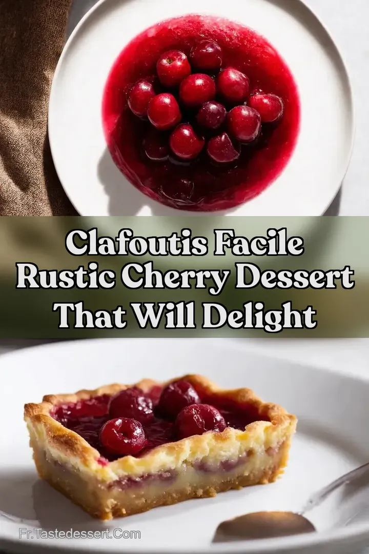 Clafoutis Facile Rustic Cherry Dessert That Will Delight