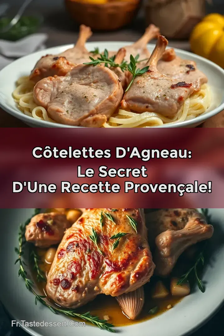 C&ocirc;telettes d Agneau: Le Secret d une Recette Proven&ccedil;ale!