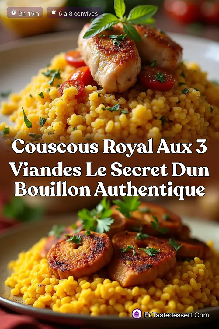 Couscous Royal aux 3 Viandes Le Secret dun Bouillon Authentique