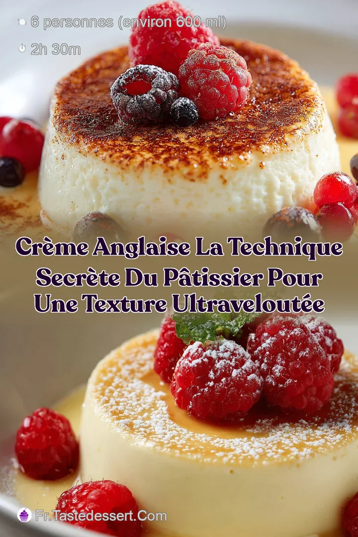Cr&egrave;me Anglaise La technique secr&egrave;te du p&acirc;tissier pour une texture ultravelout&eacute;e