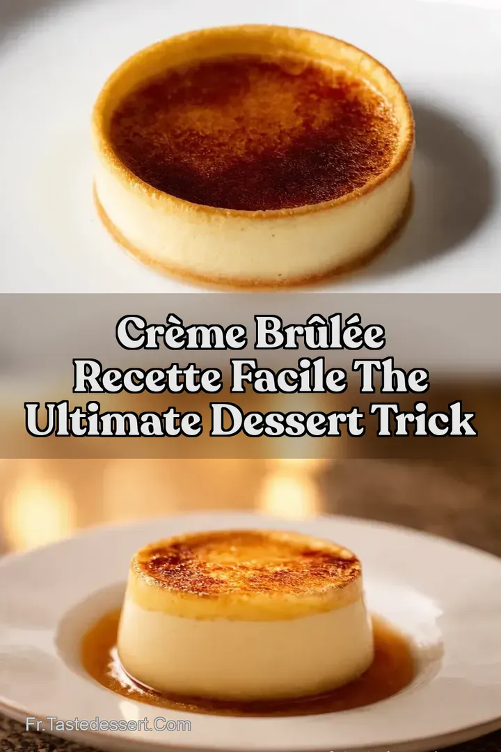Cr&egrave;me Br&ucirc;l&eacute;e Recette Facile The Ultimate Dessert Trick