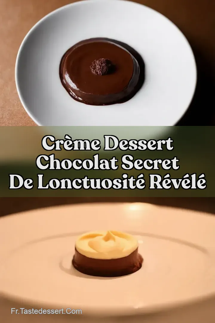 Cr&egrave;me Dessert Chocolat Secret de lOnctuosit&eacute; R&eacute;v&eacute;l&eacute;